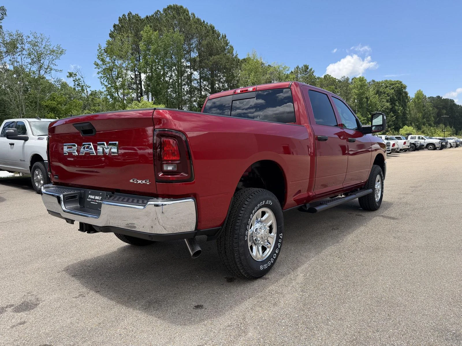 New 2026 Molten Red Pearl-Coat Exterior Paint RAM Tradesman image 6