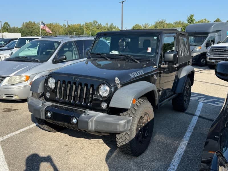 Used 2017 Black Clearcoat Jeep Willys Wheeler image 2