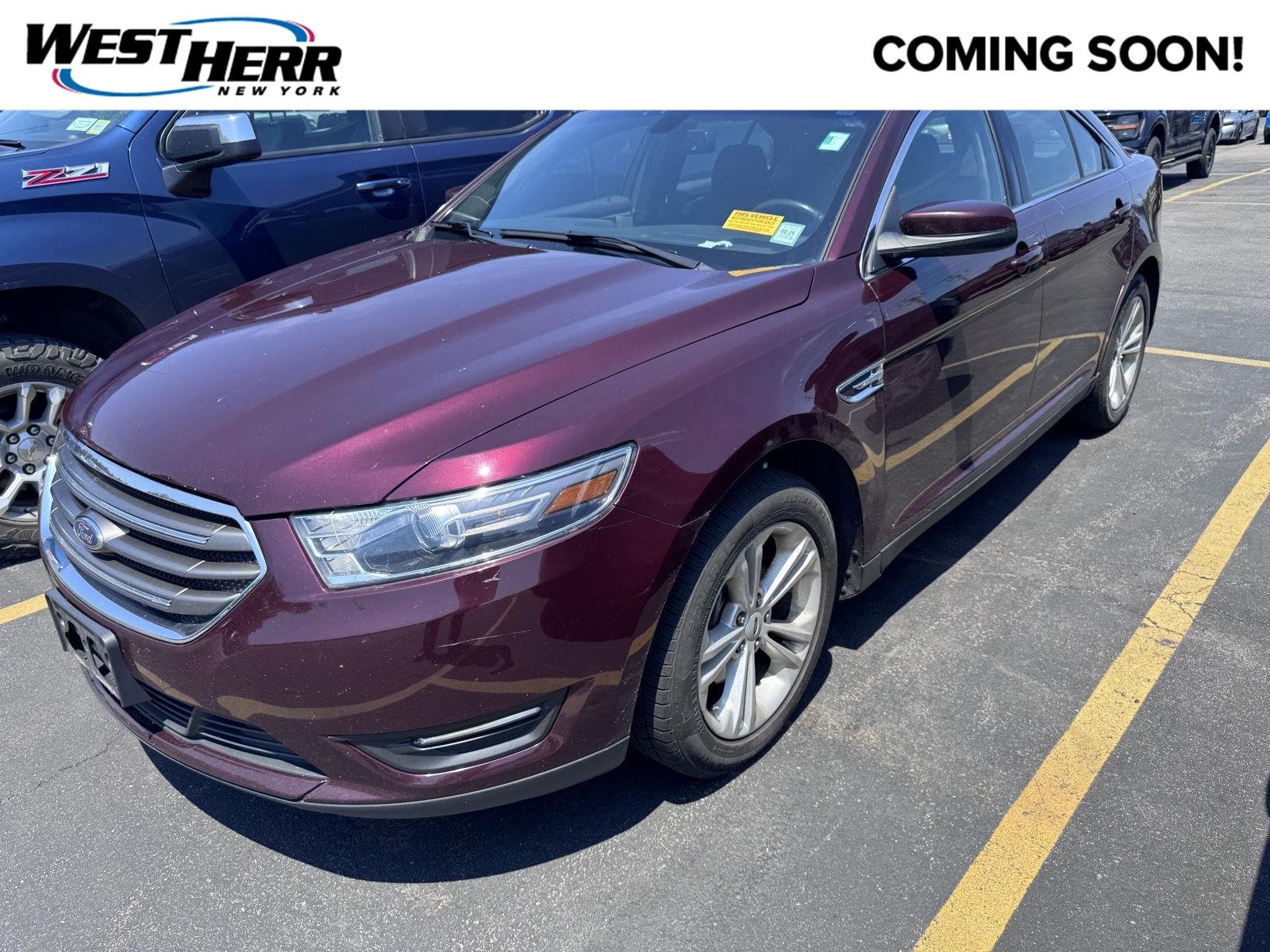 Used 2018 Burgundy Velvet Metallic Tinted Clearcoat Ford SEL image 1