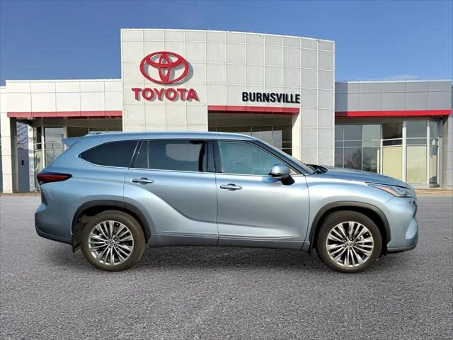 Certified 2021 Toyota Highlander Platinum with VIN 5TDFZRBH4MS098489 for sale in Burnsville, Minnesota