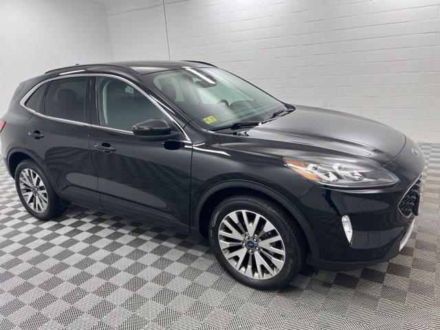 Used 2022 Black Ford Titanium image 4