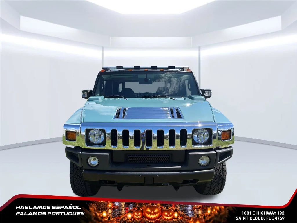 Used 2007 Glacier Blue Metallic HUMMER SUT image 8