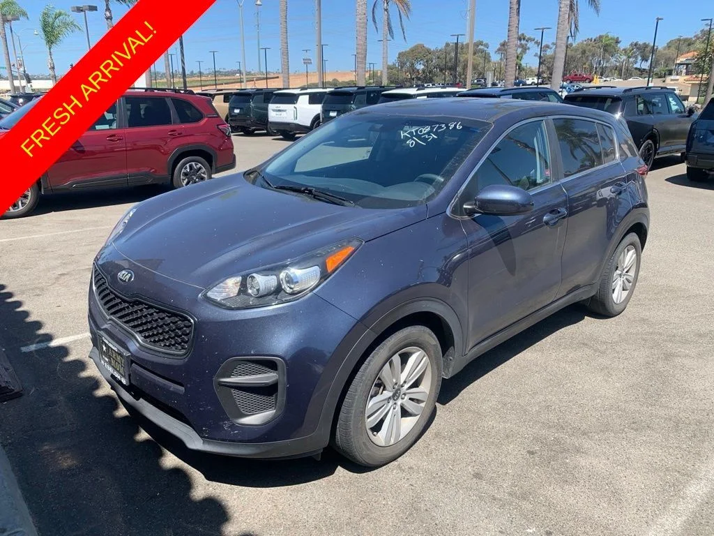 Used 2017 Blue Kia LX image 1