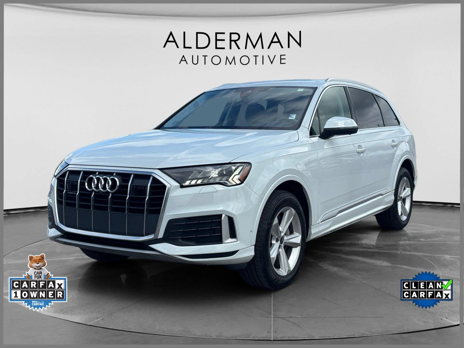 Used 2023 Glacier White Metallic Audi Premium Plus image 1