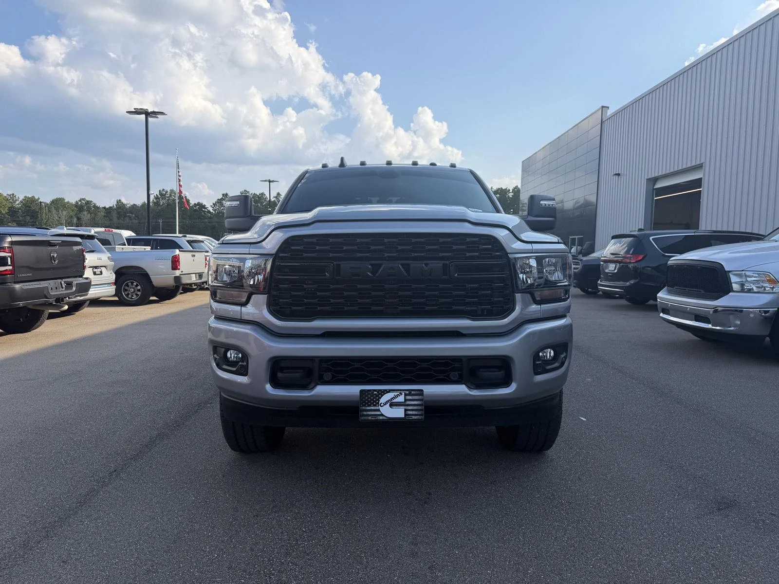 Used 2024 Billet Silver Metallic Clearcoat Ram Big Horn image 2