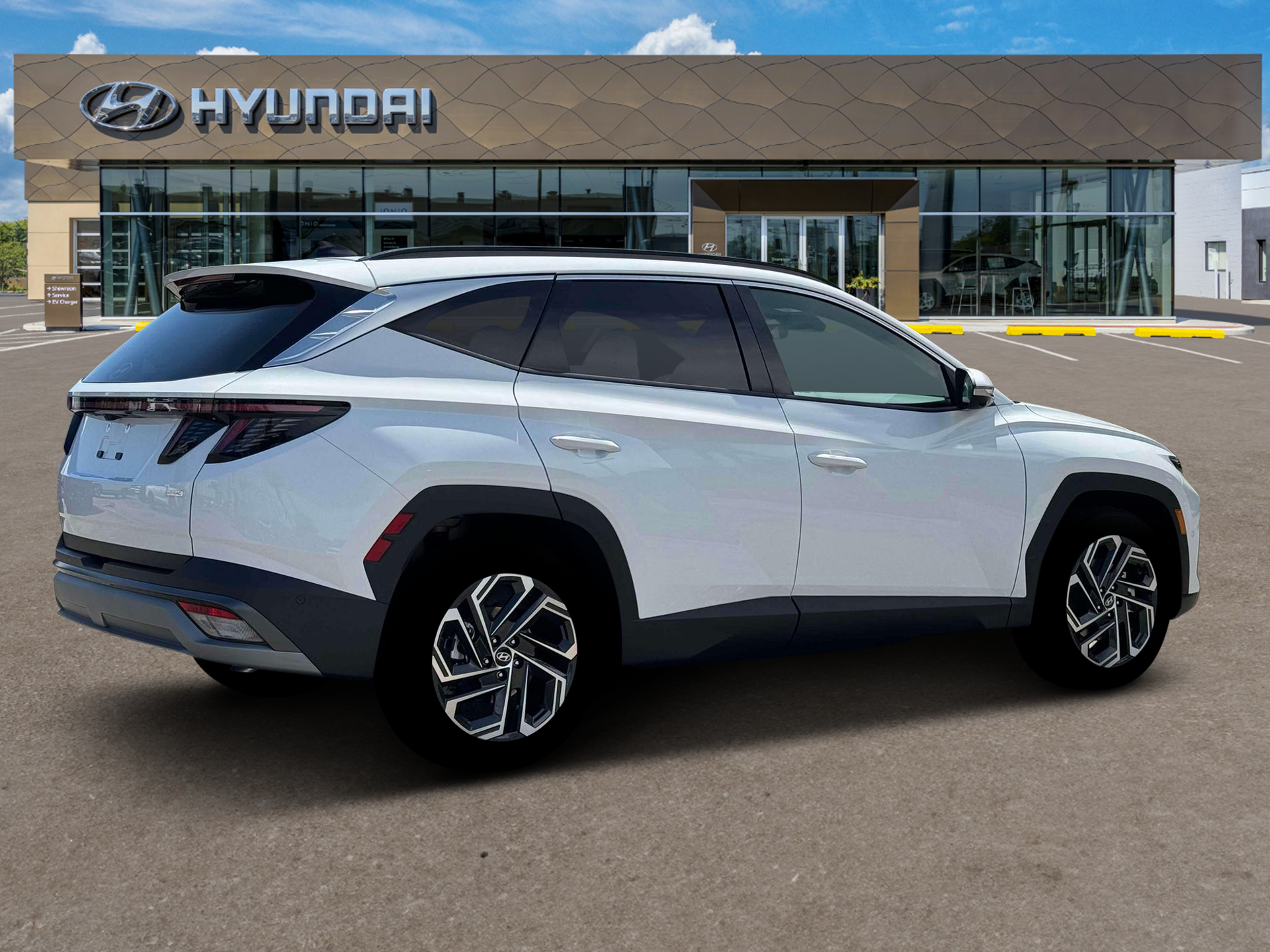 New 2026 Serenity White Pearl Hyundai Limited AWD image 8