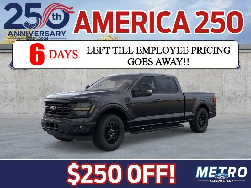 New 2026 Agate Black Metallic Ford XLT image 2