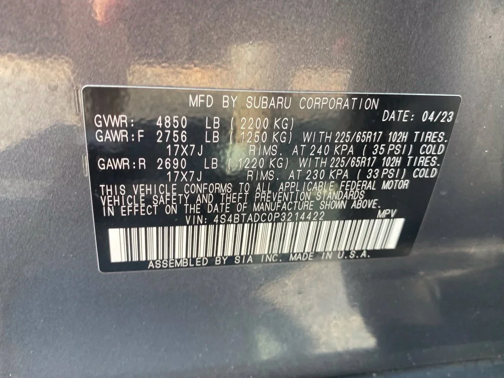 Used 2023 Gray Subaru Premium image 19
