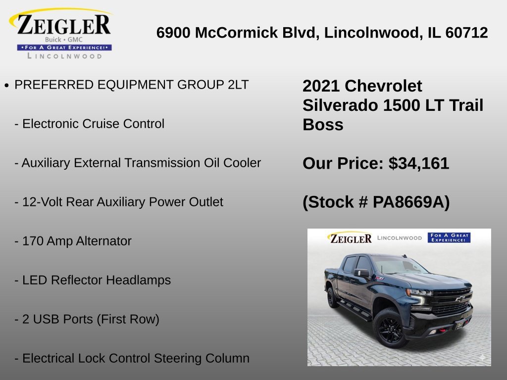2021 Chevrolet Silverado 1500 LT Trail Boss - Photo 18