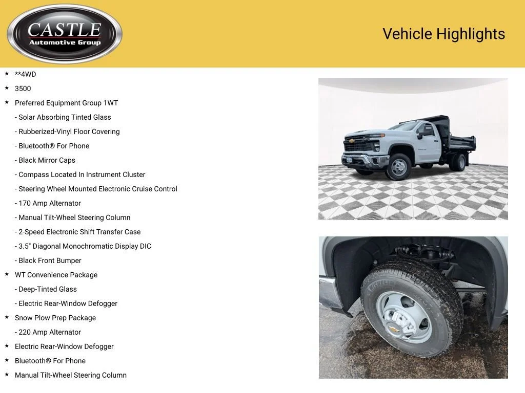 New 2025 Summit White Chevrolet Work Truck image 4