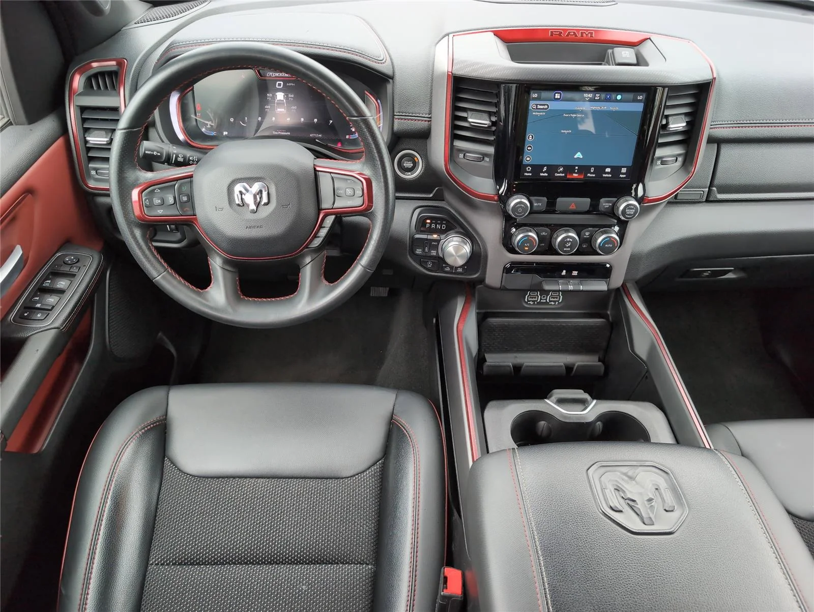 Used 2024 Granite Crystal Metallic Clearcoat Ram Rebel image 25