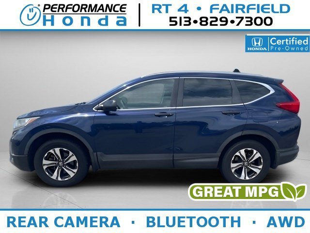 Certified Used 2017 Obsidian Blue Pearl Honda LX image 1