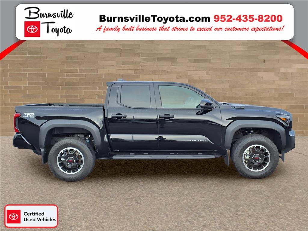 Certified 2025 Toyota Tacoma TRD Off Road with VIN 3TYLC5LN5ST034447 for sale in Burnsville, Minnesota
