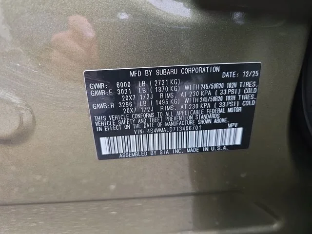 2026 Subaru Ascent Onyx Edition-Touring - Photo 20