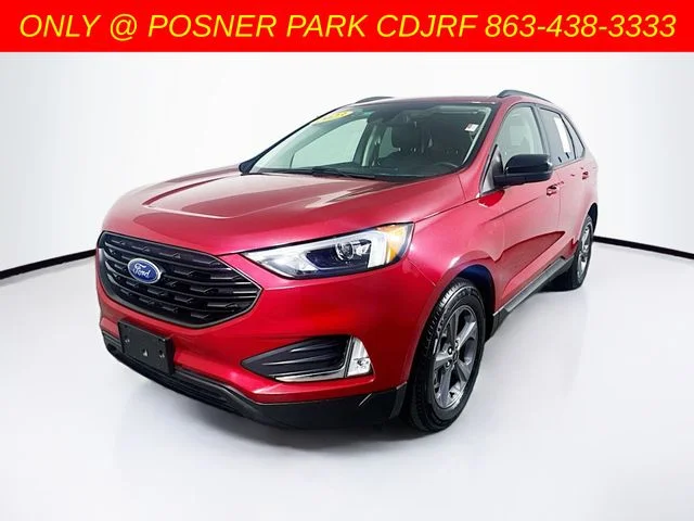 Used 2023 Red Ford SEL image 3