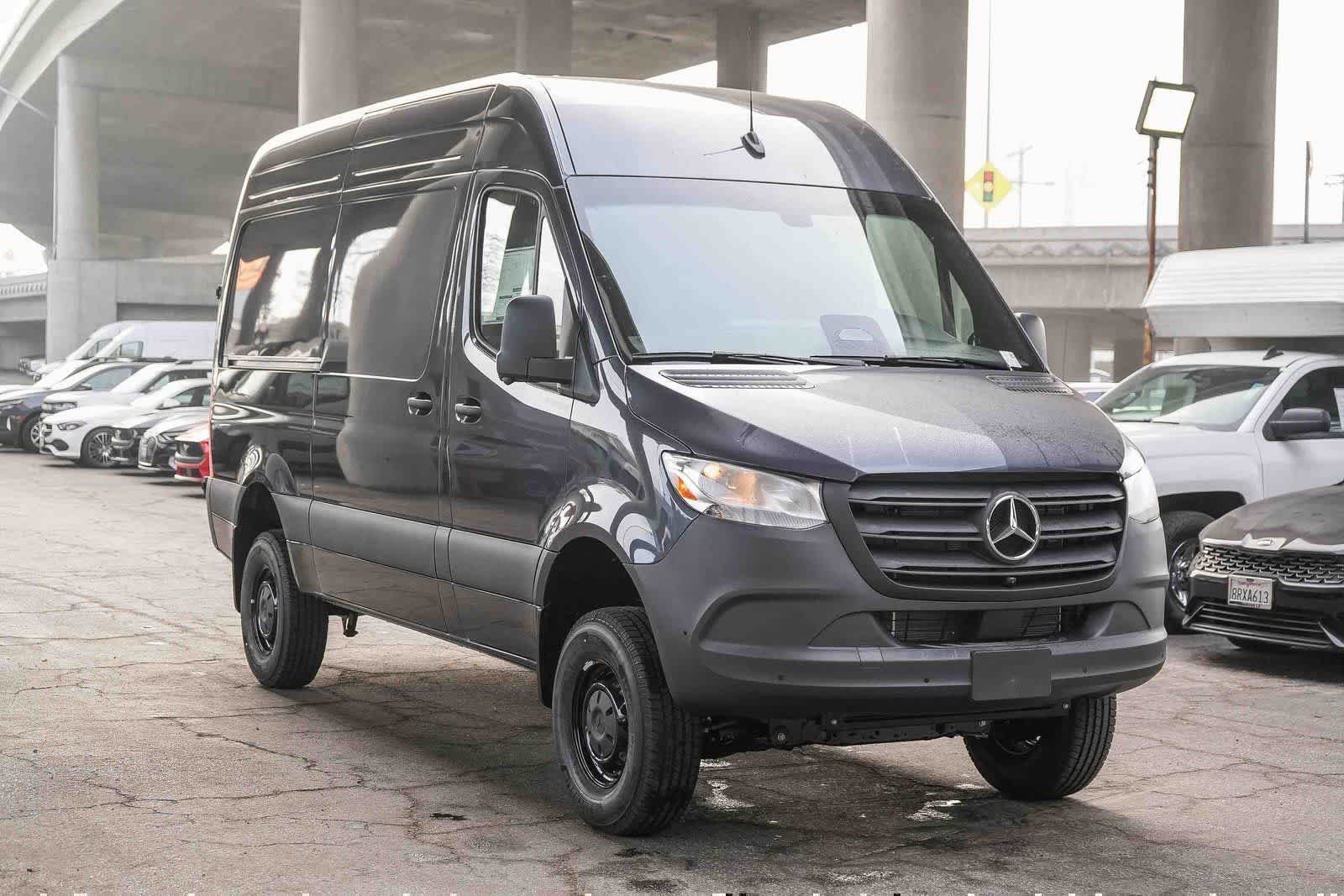 New 2026 Tenorite Gray Metallic Mercedes-Benz Cargo 144WB High Roof AWD 2.0L I4 Diesel Turbo HO image 3