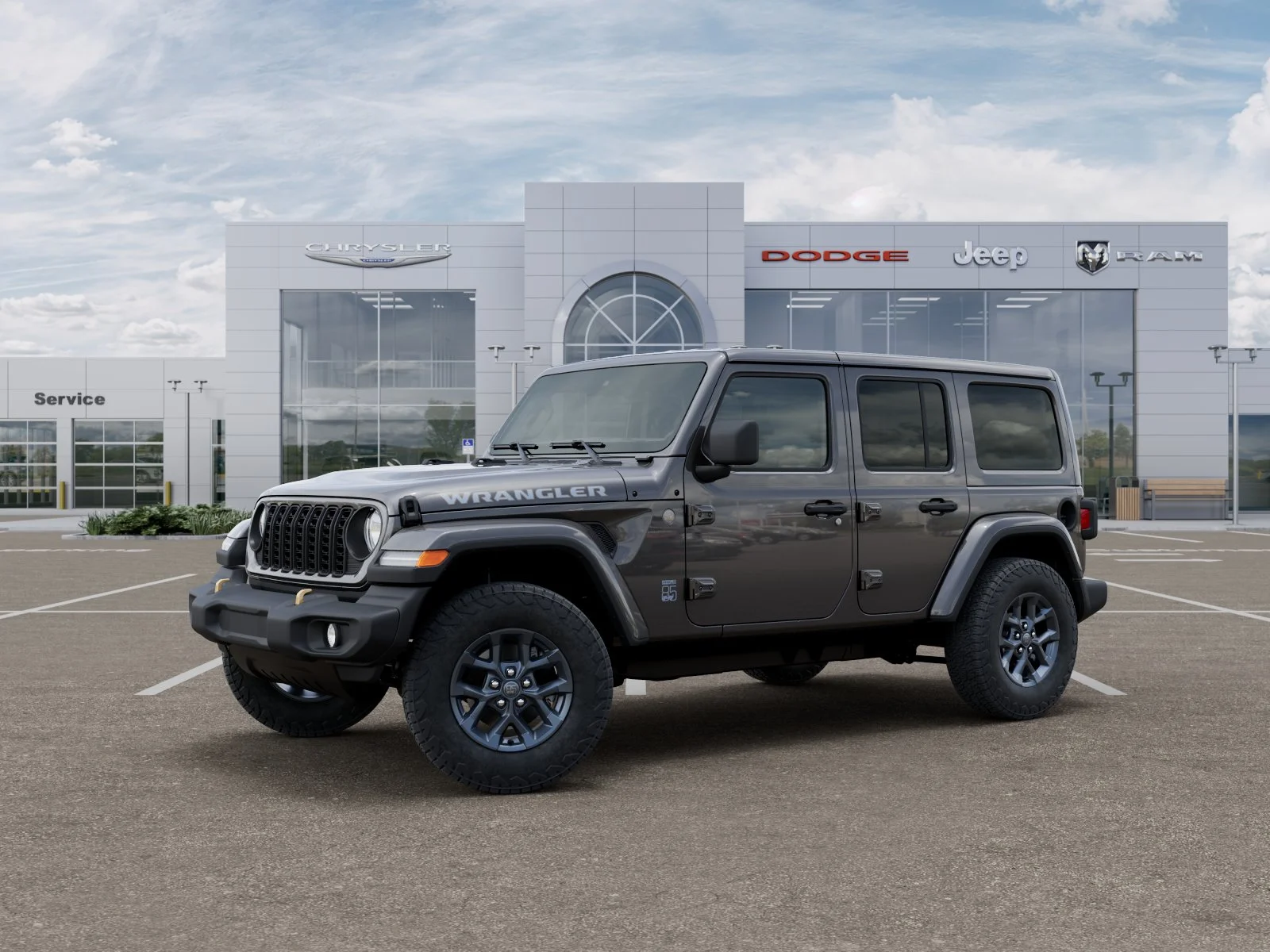 New 2026 Granite Crystal Metallic Clear-Coat Exterior Paint Jeep 85th Anniversary Edition image 33