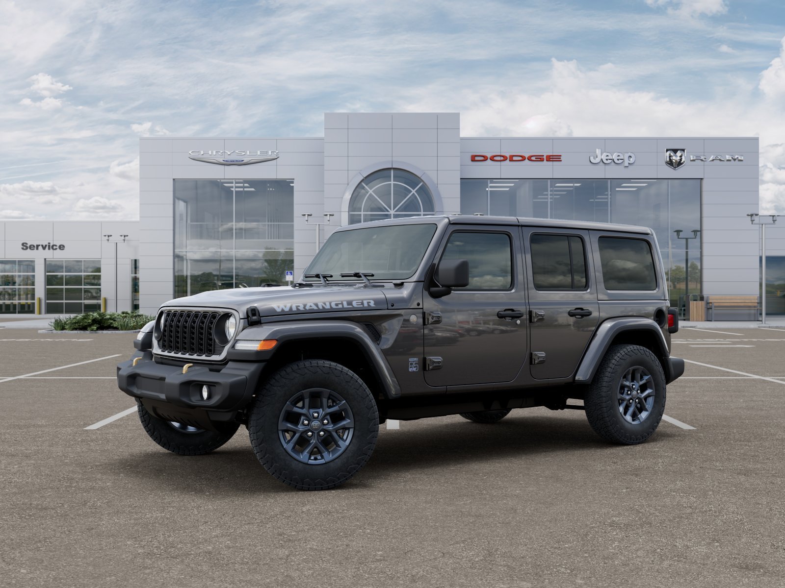 New 2026 Granite Crystal Metallic Clearcoat Jeep 85th Anniversary Edition image 33