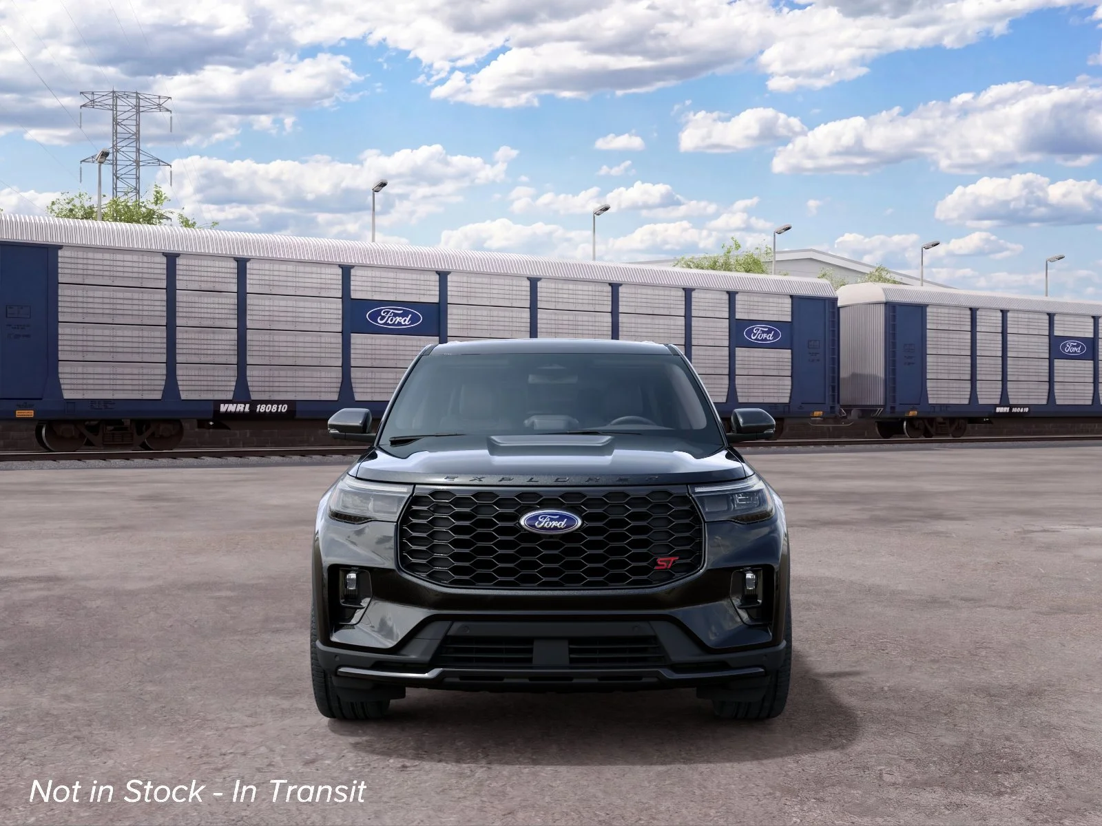New 2027 Agate Black Metallic Ford ST image 3