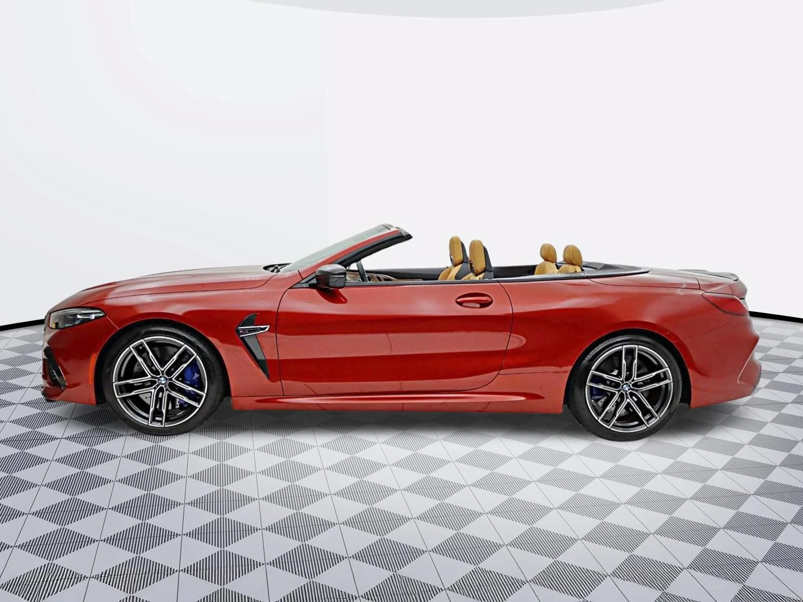 Used 2020 Motegi Red Metallic BMW Convertible image 3
