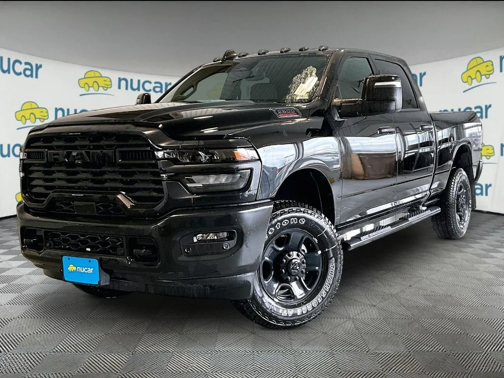 New 2026 Diamond Black Crystal Pearlcoat Ram Tradesman image 3