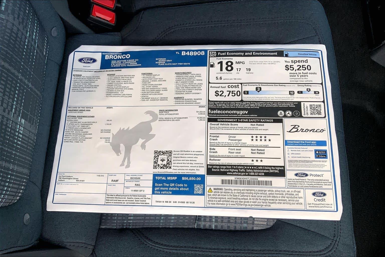 New 2026 Marsh Gray Ford Heritage Edition image 18