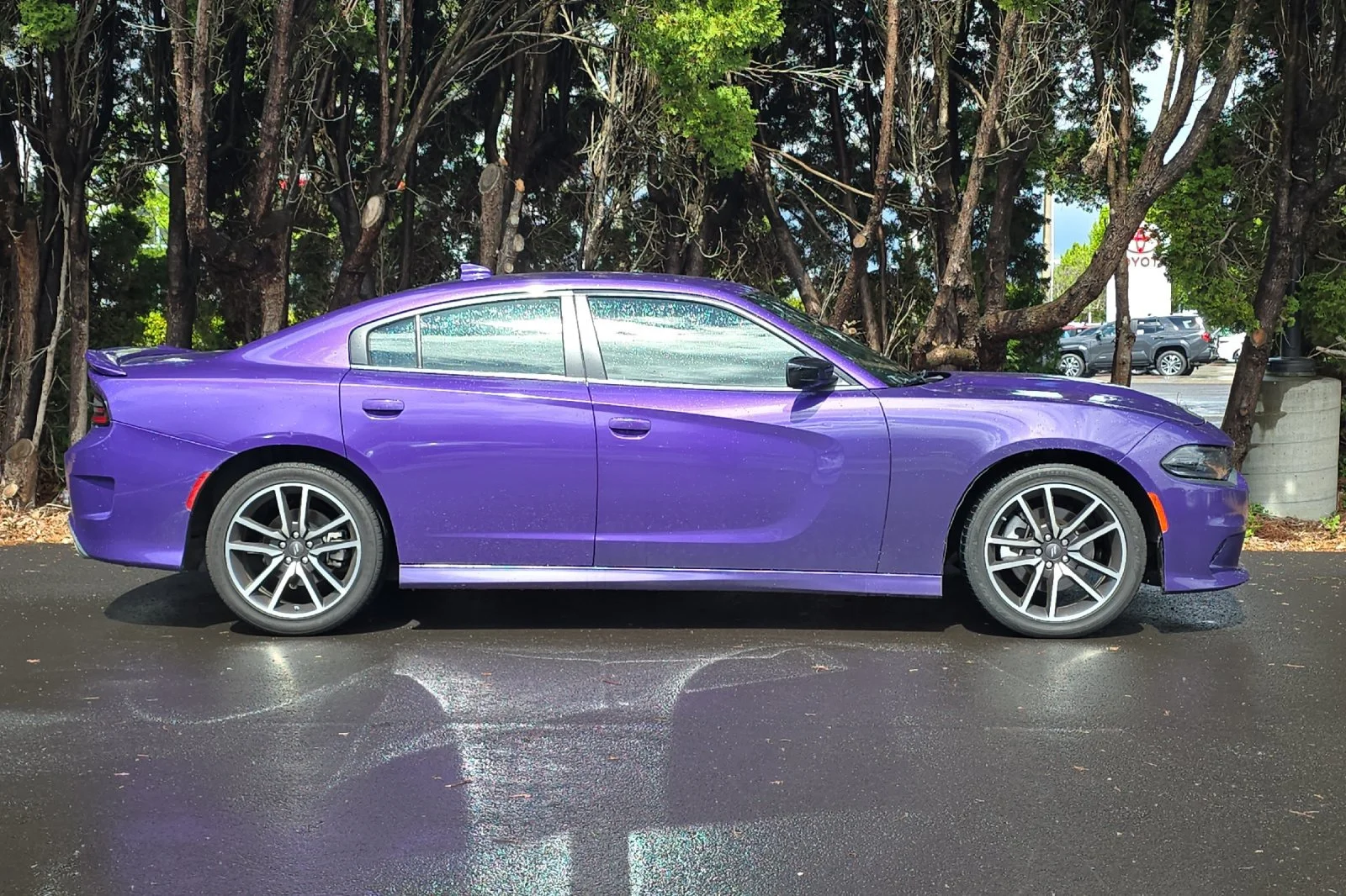 Used 2023 Plum Crazy Pearlcoat Dodge R/T image 3