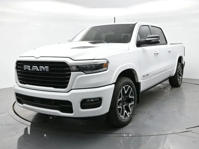Used 2025 Bright White Clearcoat Ram Laramie image 3