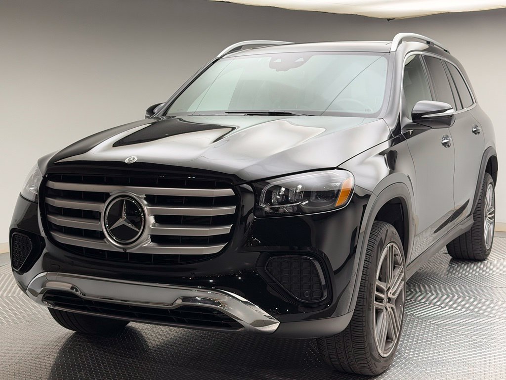 Used 2025 Obsidian Black/Mojave Silver Mercedes-Benz GLS 450 image 1