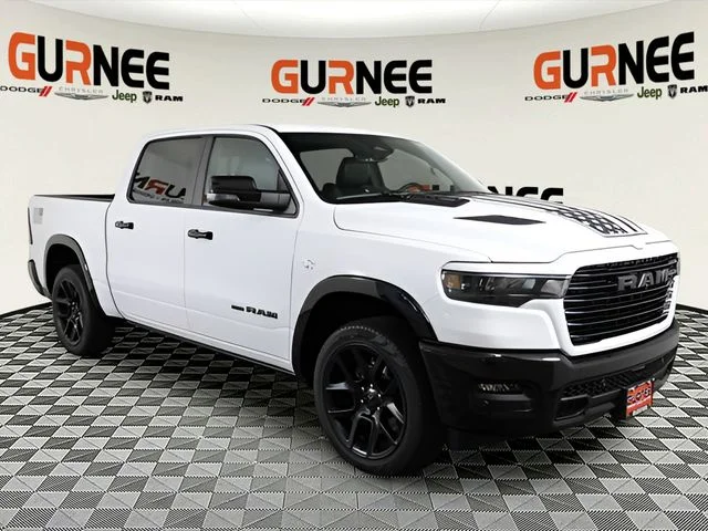 New 2026 Bright White Clear-Coat Exterior Paint RAM Laramie image 2