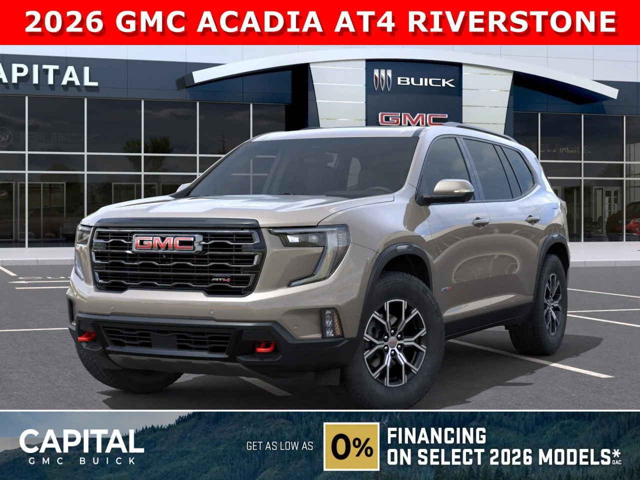 New 2026 RIVERSTONE METALLIC GMC AT4 image 1