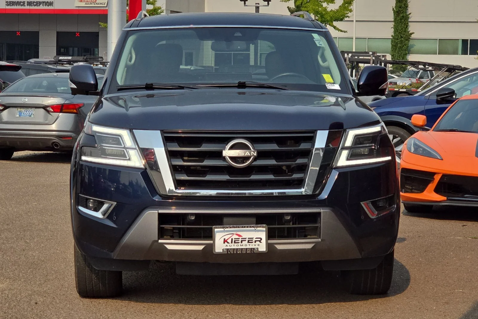 Used 2022 Hermosa Blue Pearl Nissan SL image 6