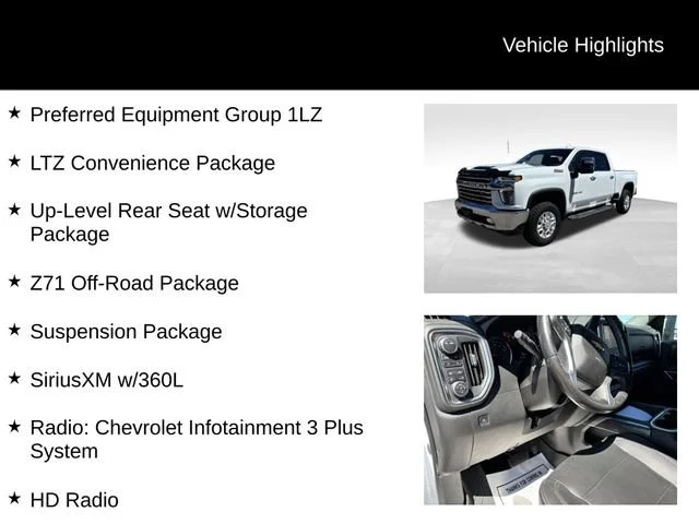 Certified Used 2021 SUMMIT WHITE Chevrolet LTZ image 8