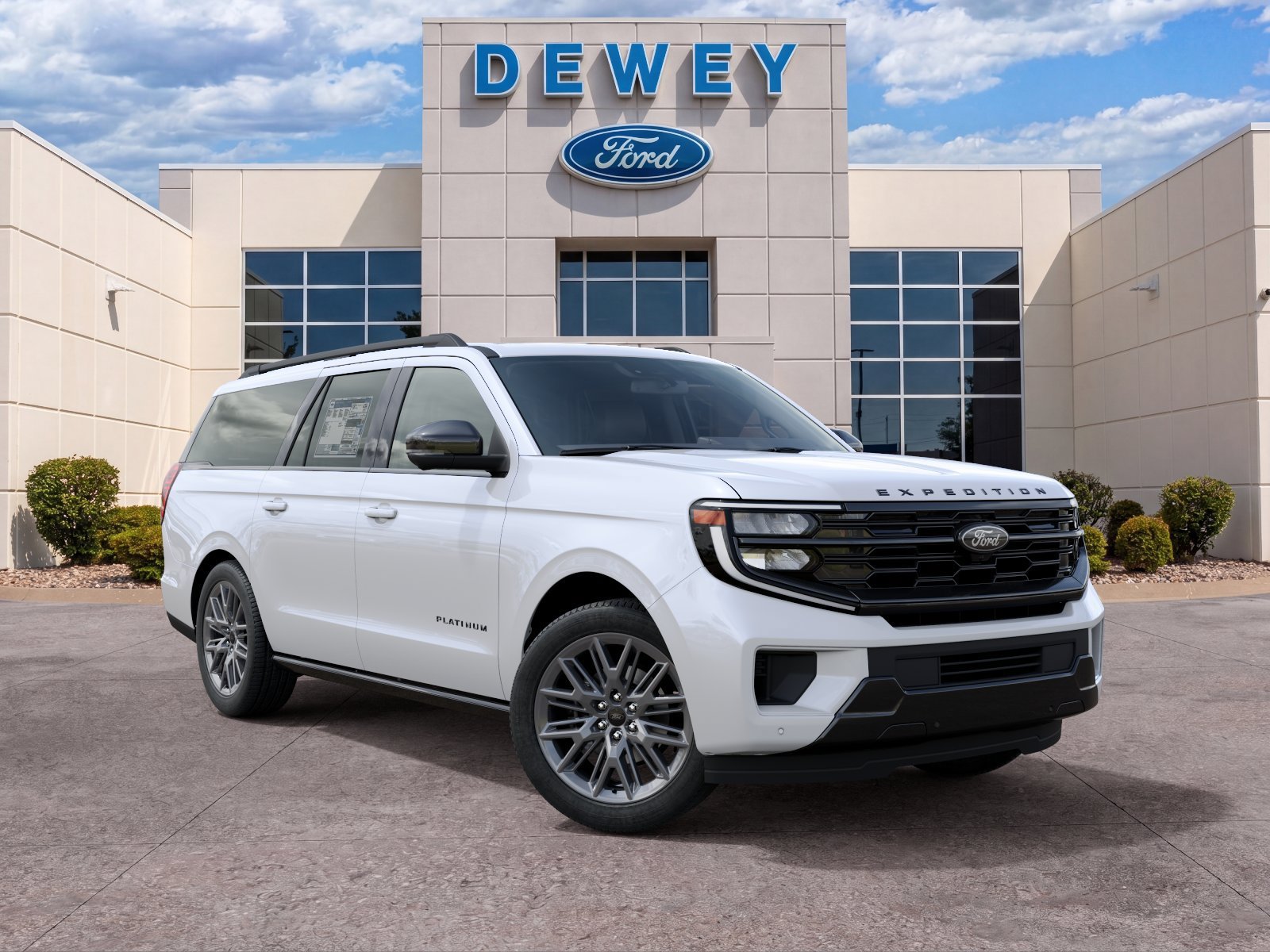 New 2027 Star White Metallic Tri-Coat Ford Platinum image 4