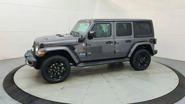 Used 2023 Gray Jeep Sahara 4xe image 6