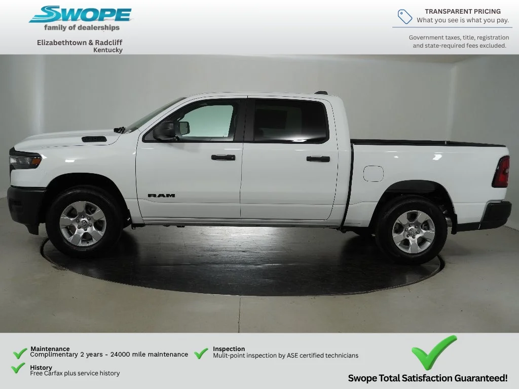 New 2026 Bright White Clear-Coat Exterior Paint RAM Tradesman image 6