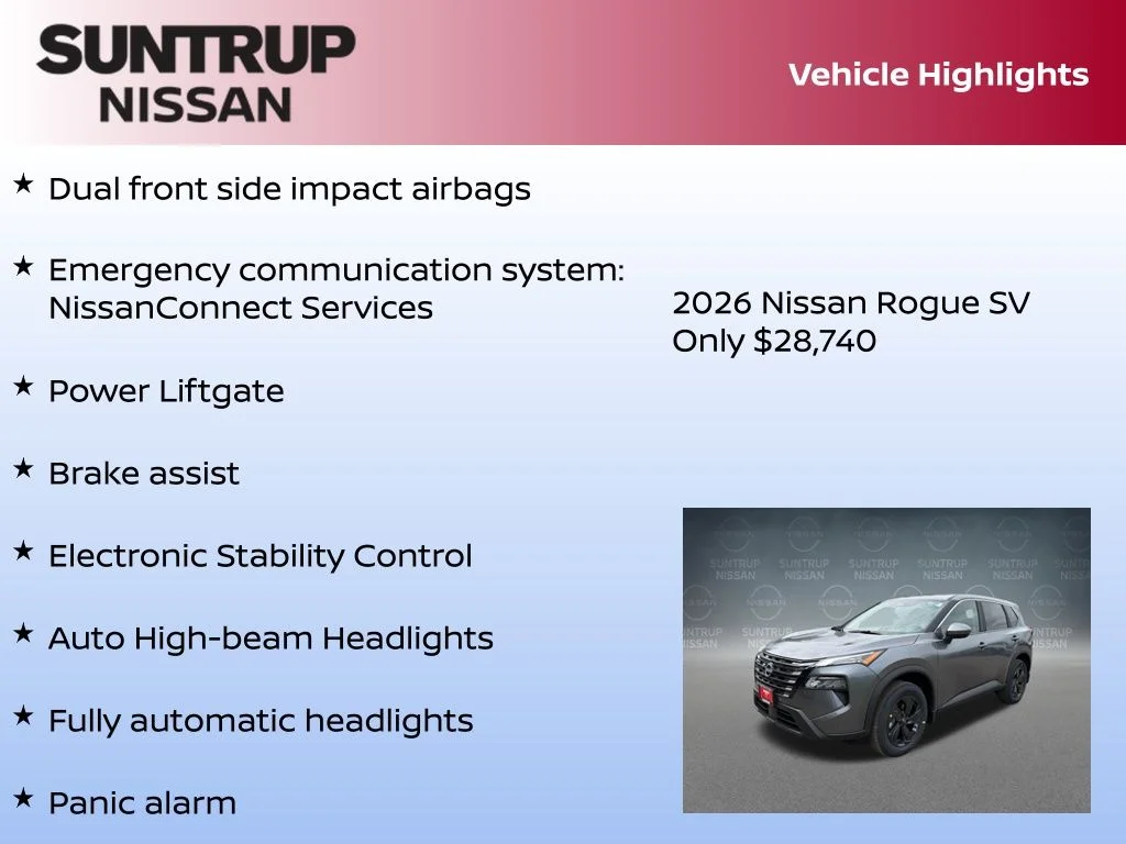 New 2026 Gray Nissan SV image 23