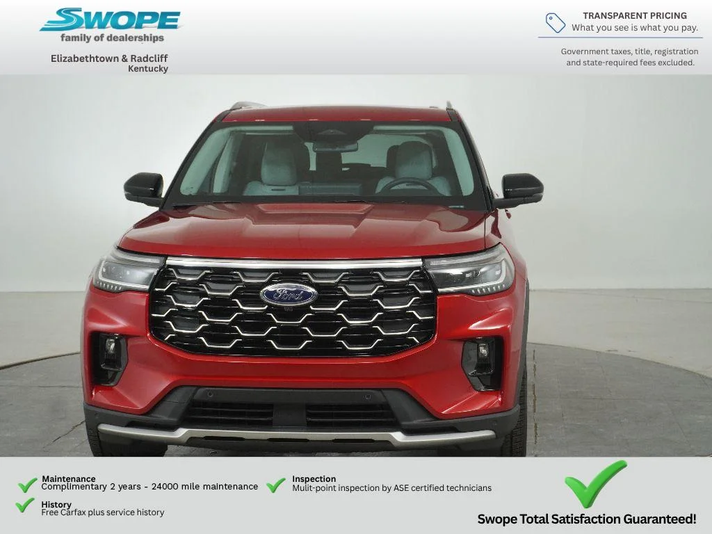 New 2026 Rapid Red Metallic Tinted Clearcoat Ford Platinum™ image 12
