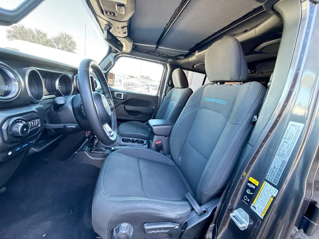 Used 2022 Gray Jeep Unlimited Rubicon 4xe image 23