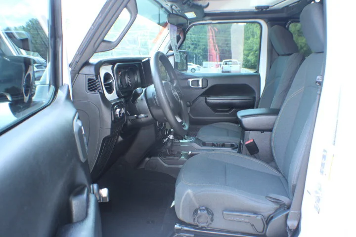 Used 2024 Bright White Clearcoat Jeep Sport image 13