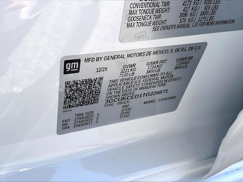 New 2026 Chevrolet Silverado 1500 Custom Trail Boss 4D Crew Cab