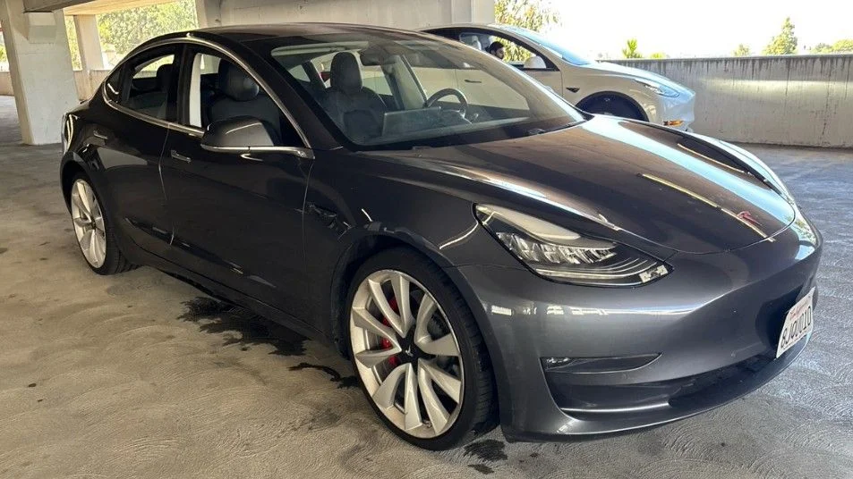 Used 2019 Gray Tesla Performance image 2