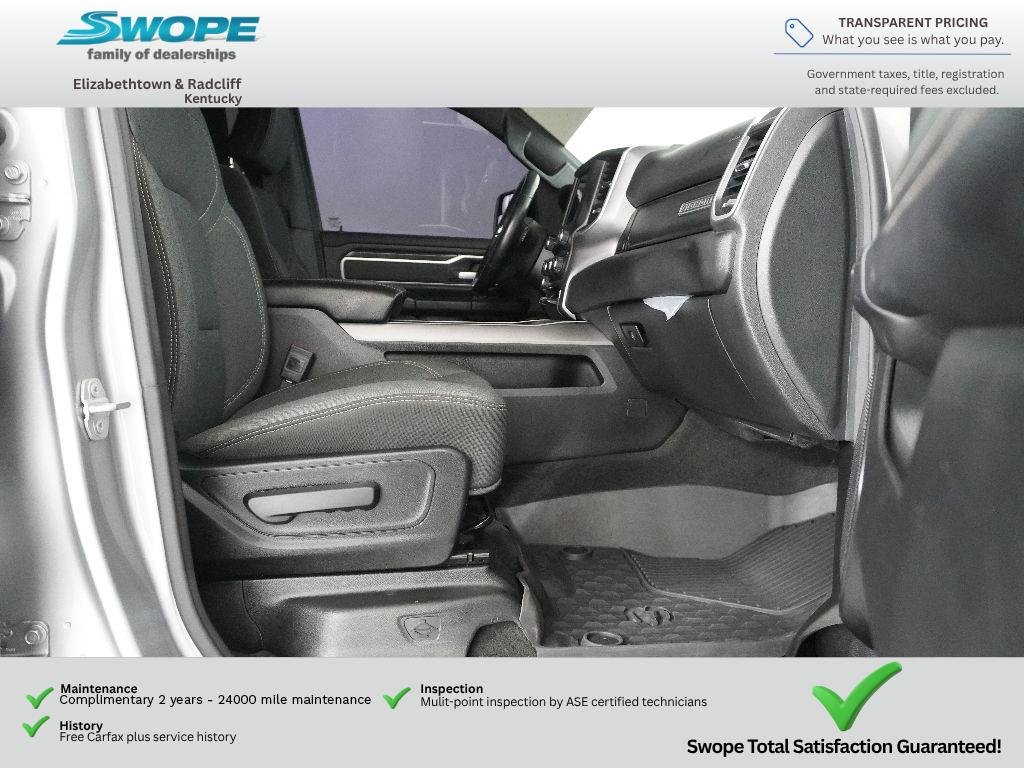Used 2021 Billet Silver Metallic Clearcoat Ram Big Horn image 10