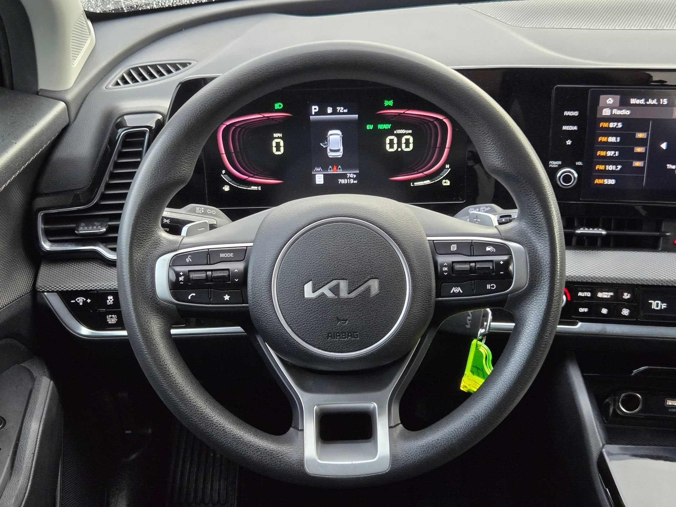 Used 2023 Fusion Black Kia LX image 25