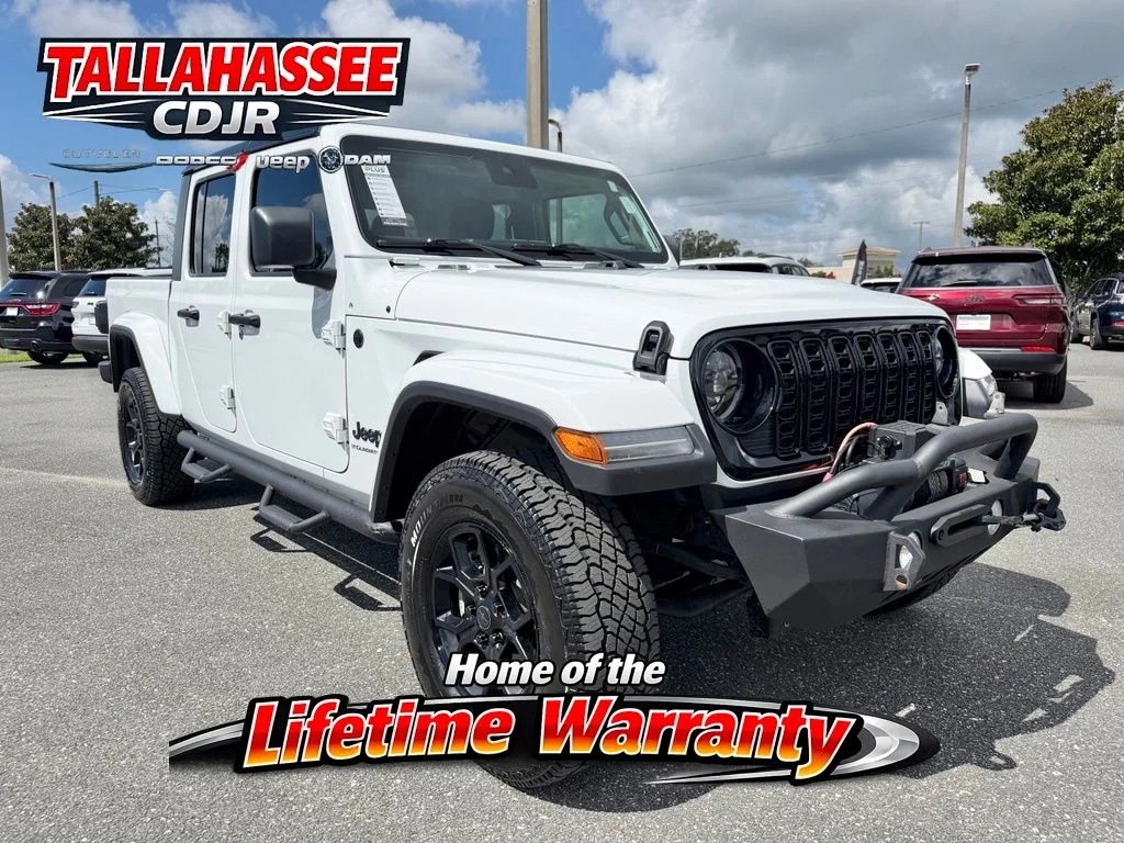Used 2025 Bright White Clearcoat Jeep Willys image 1