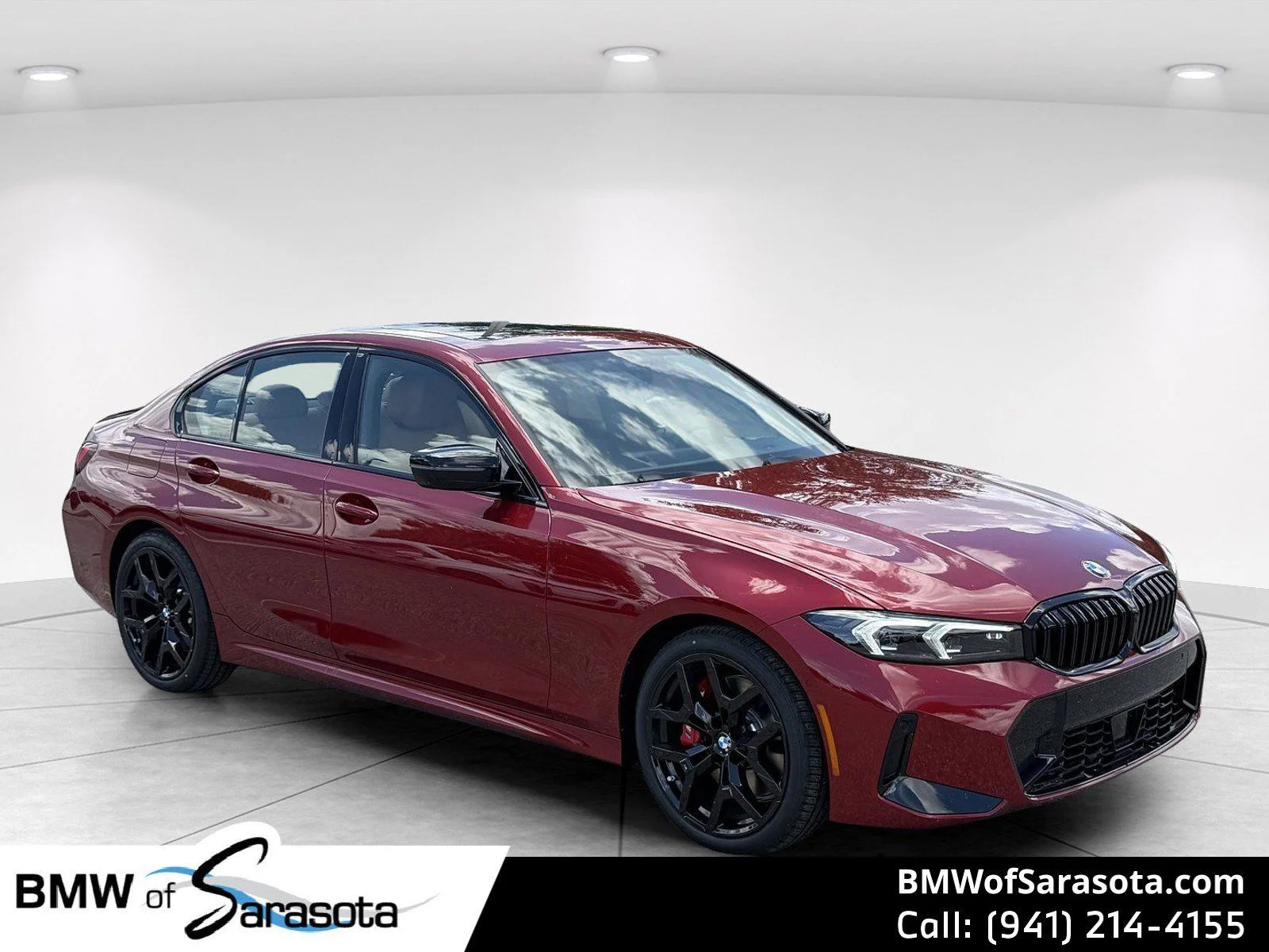 New 2026 Vegas Red Metallic BMW 330i image 1