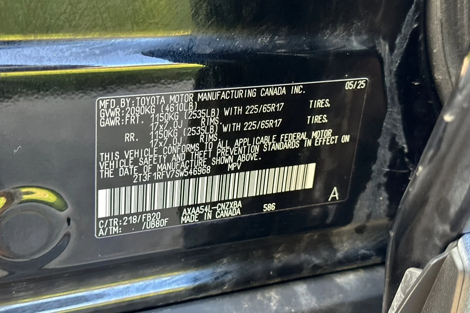 Certified Used 2025 Midnight Black Metallic Toyota LE image 27