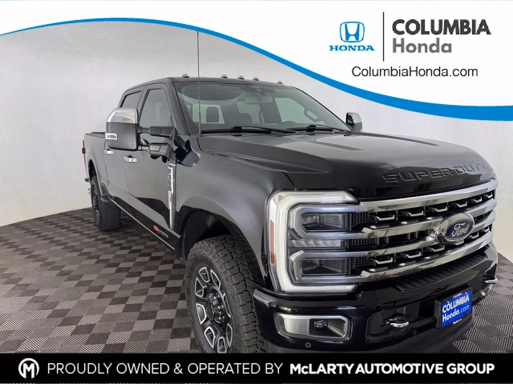 Used 2024 Black Ford Platinum image 1