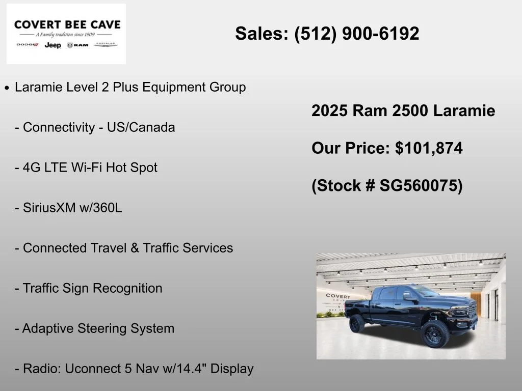 New 2025 Diamond Black Crystal Pearl-Coat Exterior Paint RAM Laramie image 37