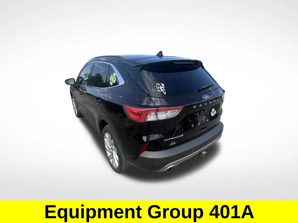 Used 2022 Black Ford Titanium image 3